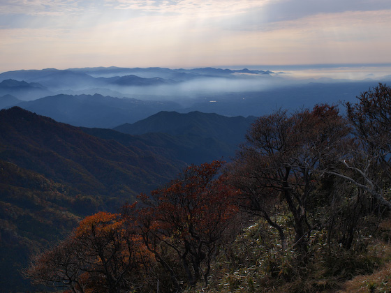 山都町方面 from 祖母山