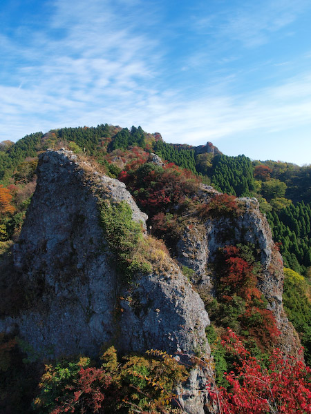 山頂方面 from 無名岩