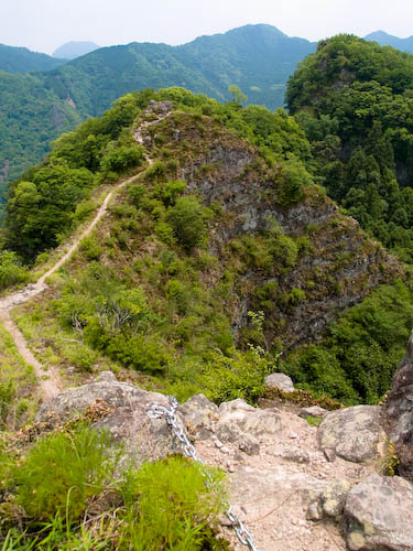 中山仙境のヤセ尾根