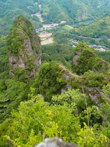 中山仙境のヤセ尾根