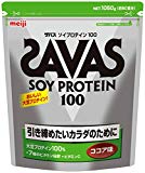 明治 ザバス ソイプロテイン100 ココア味【50食分】 1,050g 明治 ザバス ソイプロテイン100 ココア味【50食分】 1,050g