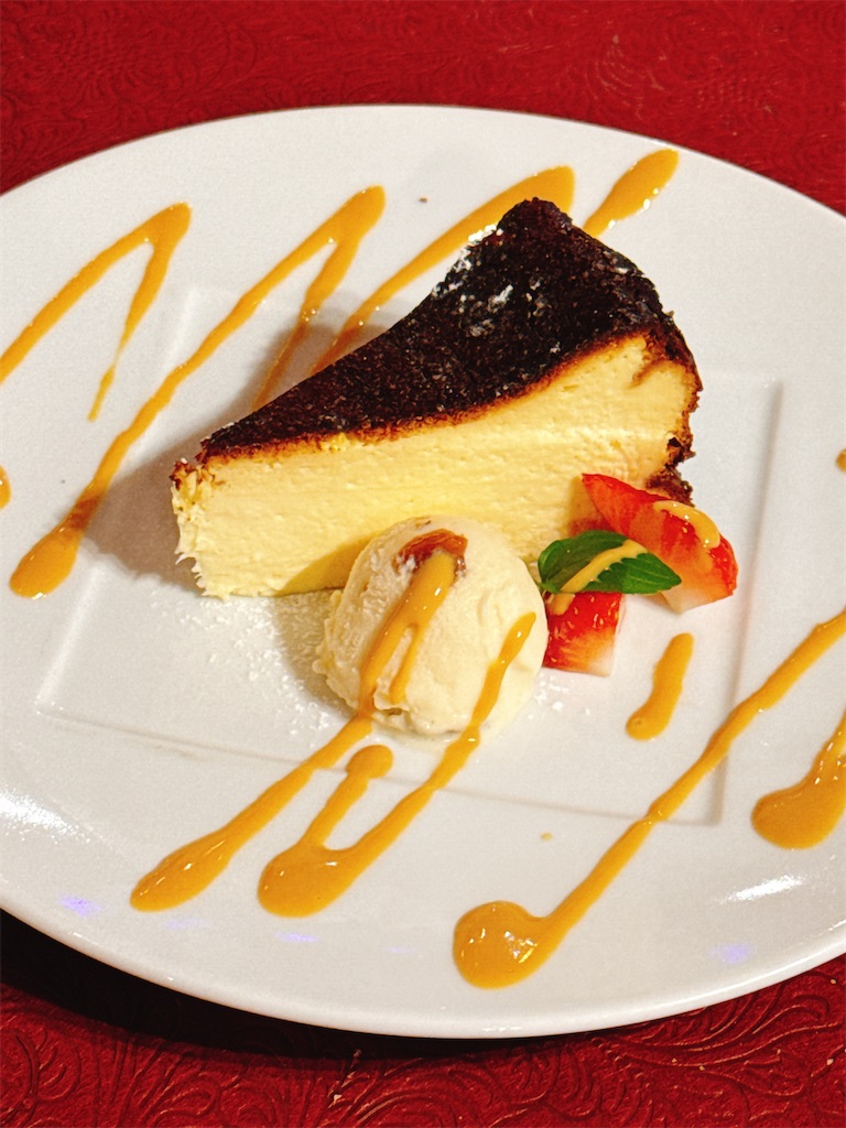 メソン・セルバンテス：デザート：チーズケーキ