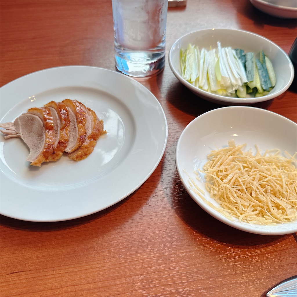 銀座芳亭：ランチ：北京ダック