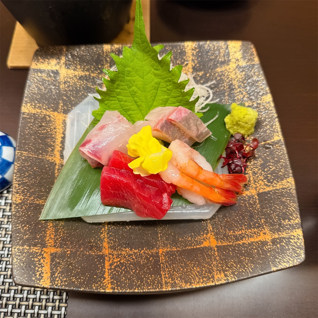 灰屋:夕食(お造り)