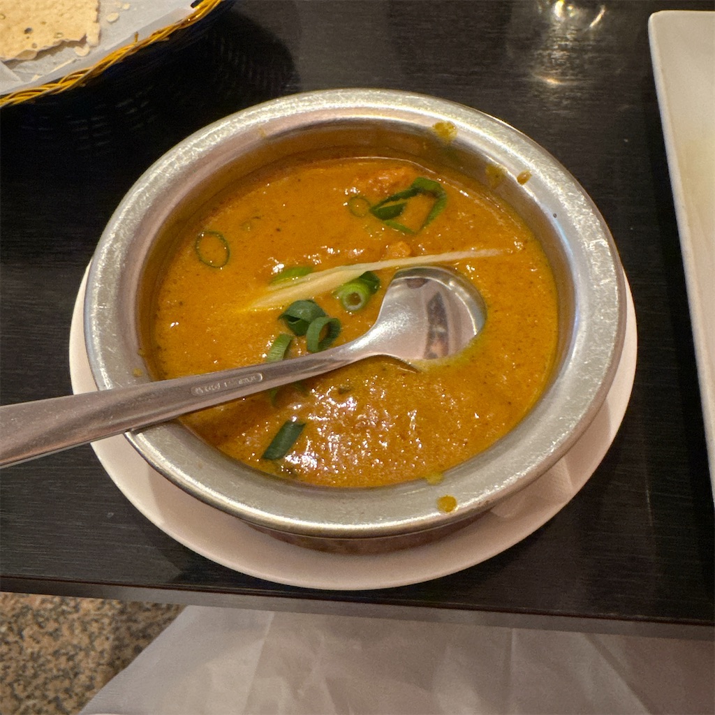 Taj Mahal：バターチキンカレー