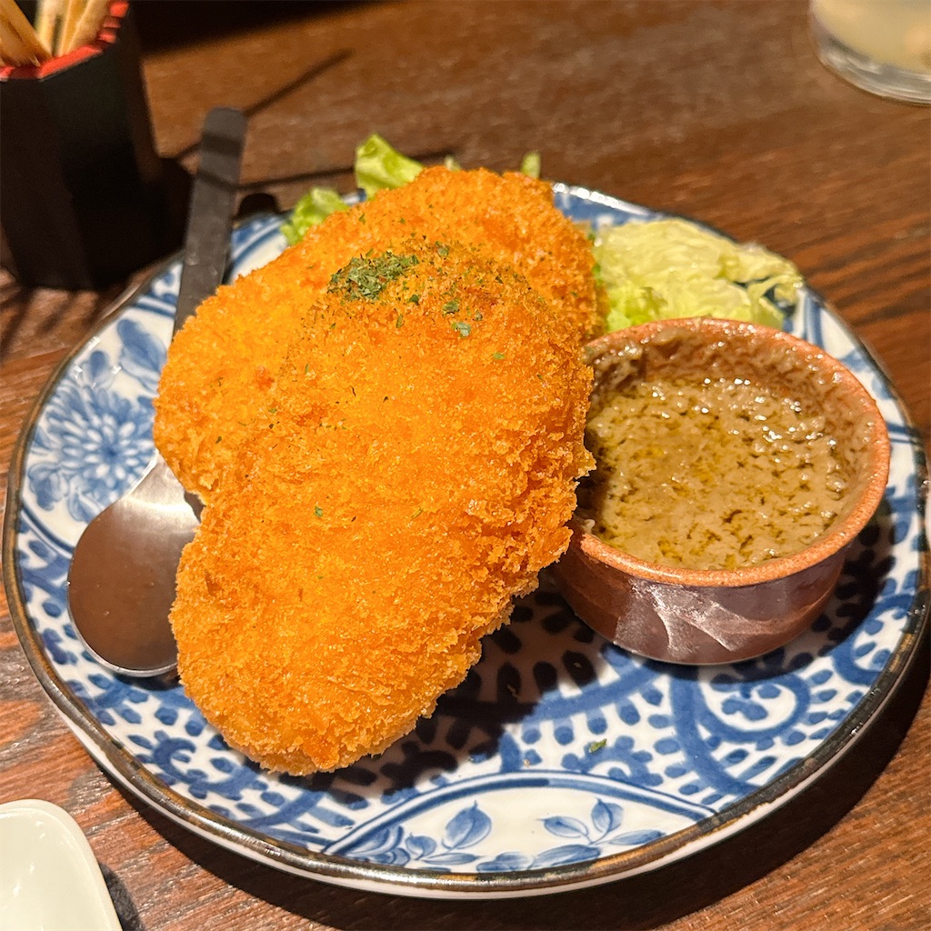スシスミビ：料理（蟹クリームコロッケ）