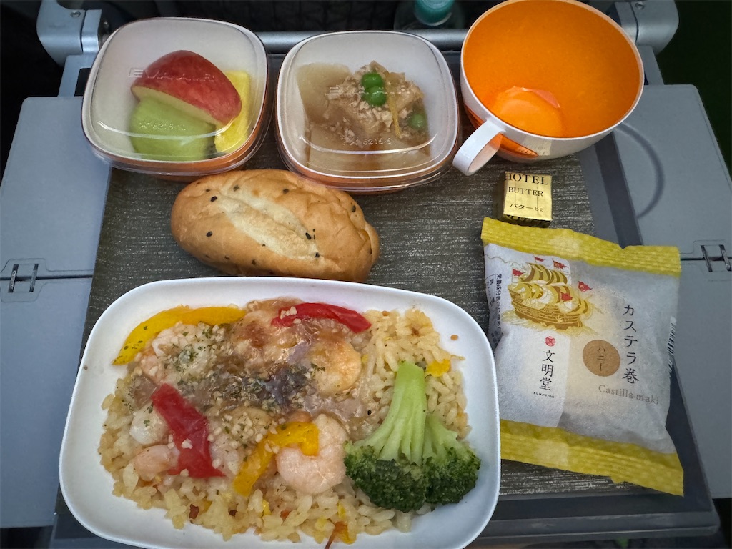 エバー航空：機内食