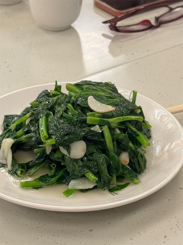 金品茶樓:青菜炒め