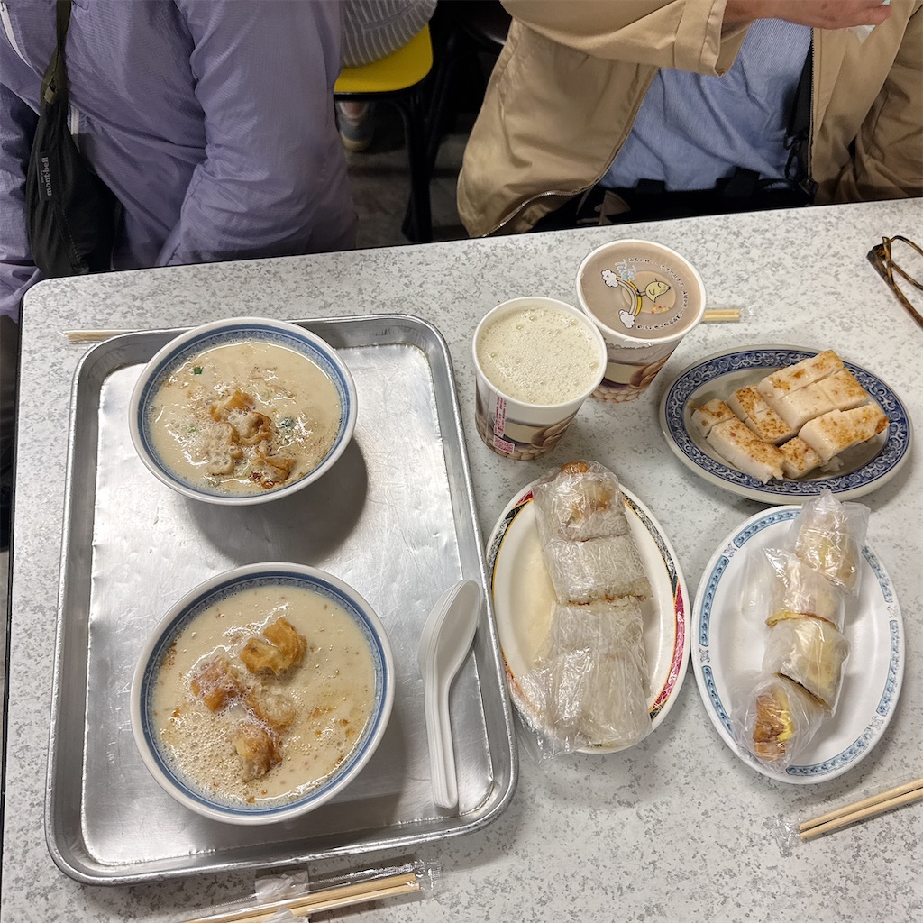 永和豆漿大王：鹹豆漿で朝食