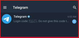 Telegram 初期設定完了