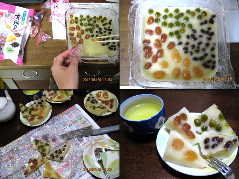 水無月を作ったよ(2015年度版)の画像