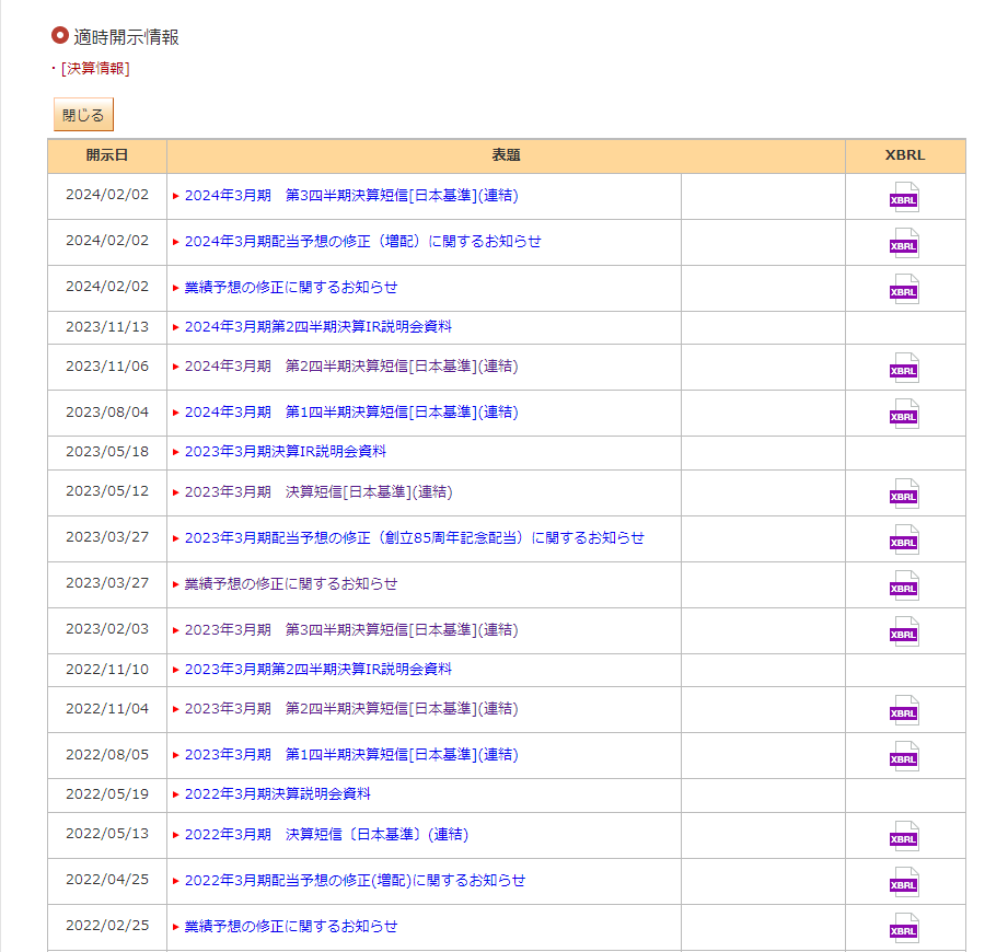 pythonで決算短信のXBRLを分析する その2「東証上場会社情報 pythonで決算短信のXBRLを分析する その2「東証上場会社情報