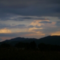 [風景]日没後の入道雲