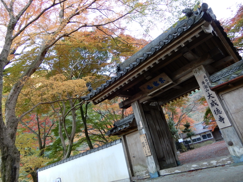 大阪府の紅葉人気ランキング１位の 牛滝山大威徳寺 の紅葉 大阪 Airlife Blog