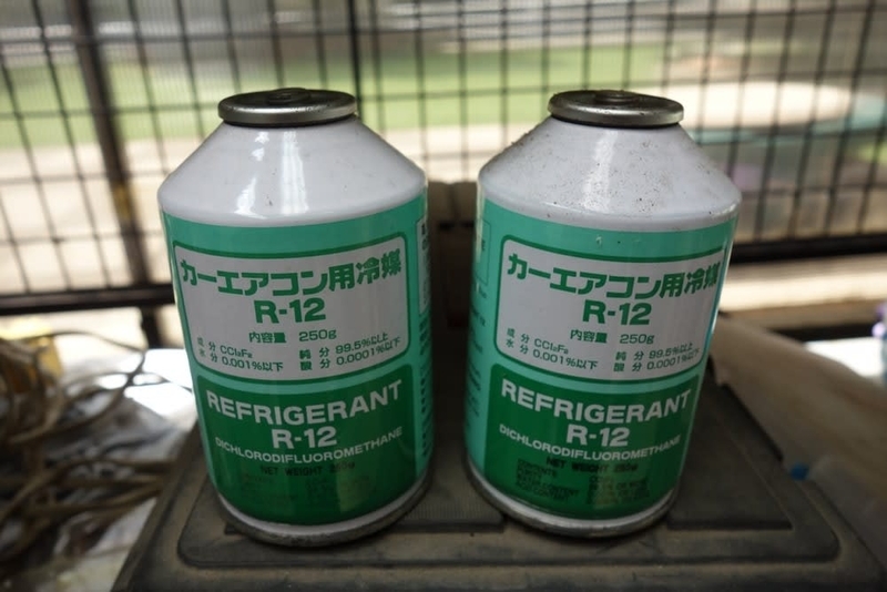 R12エアコンガス補充 - セリカ魂