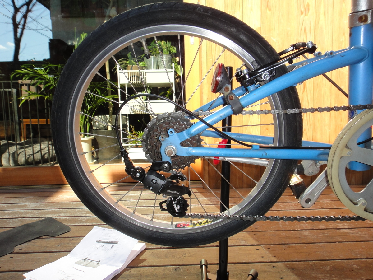 ダホンルートとｏｅｍ車のディレーラー等交換 レオの趣味生活 加古川ガレージ日誌