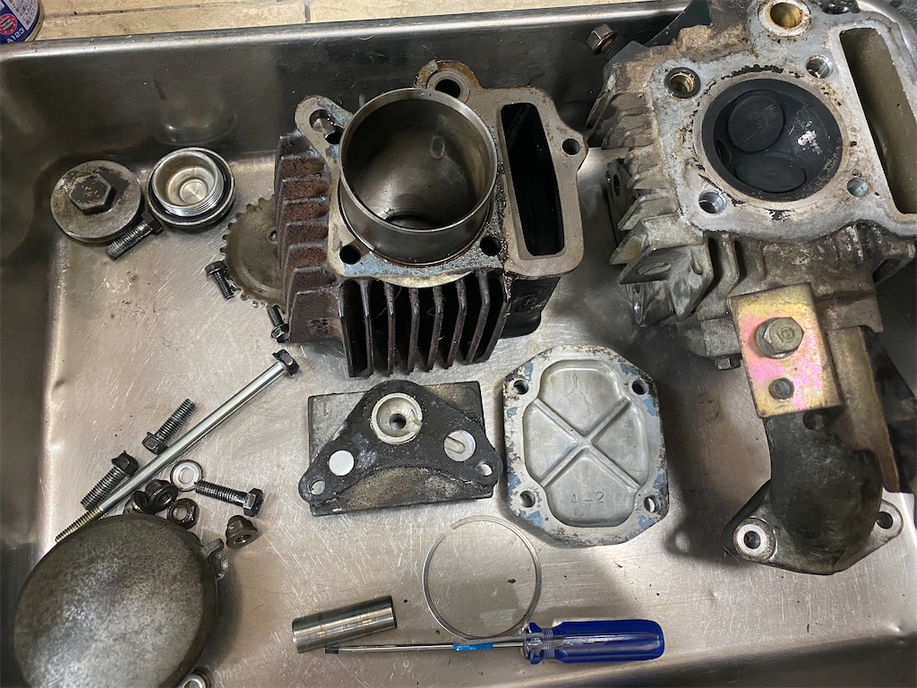 スーパーカブ90のエンジン腰上オーバーホール。@57166km - 備忘録④