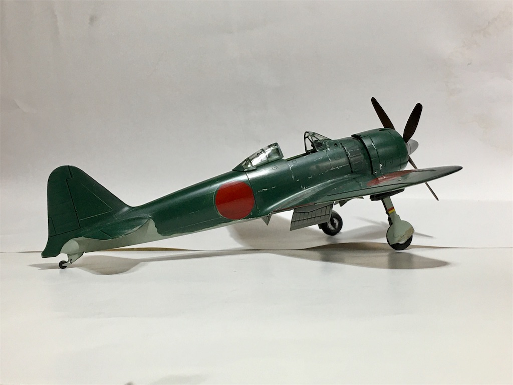 TAMIYA ゼロファイター 1/48 スケールキット　プラモデル タミヤ 1/48 傑作機シリーズ 三菱 零式艦上戦闘機五二型/五二型
