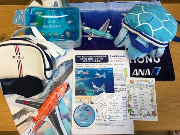 ANA FLYING HONUチャーターフライトin関西国際空港 ビジネスクラス搭乗