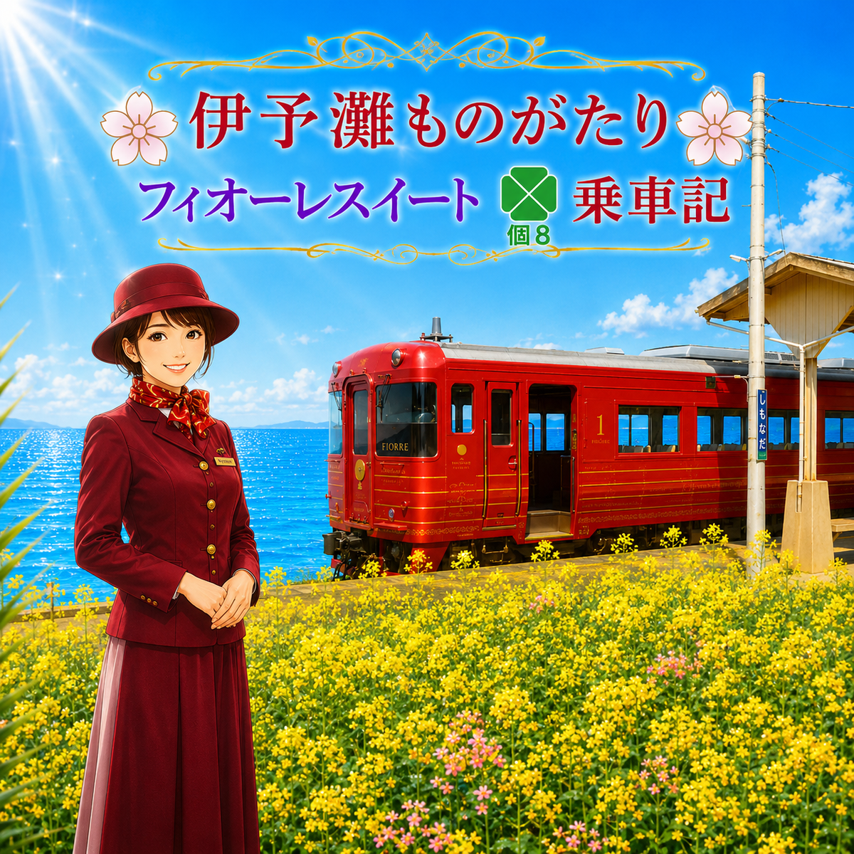 1室33600円！「伊予灘ものがたり」フィオーレスイート（グリーン個室 