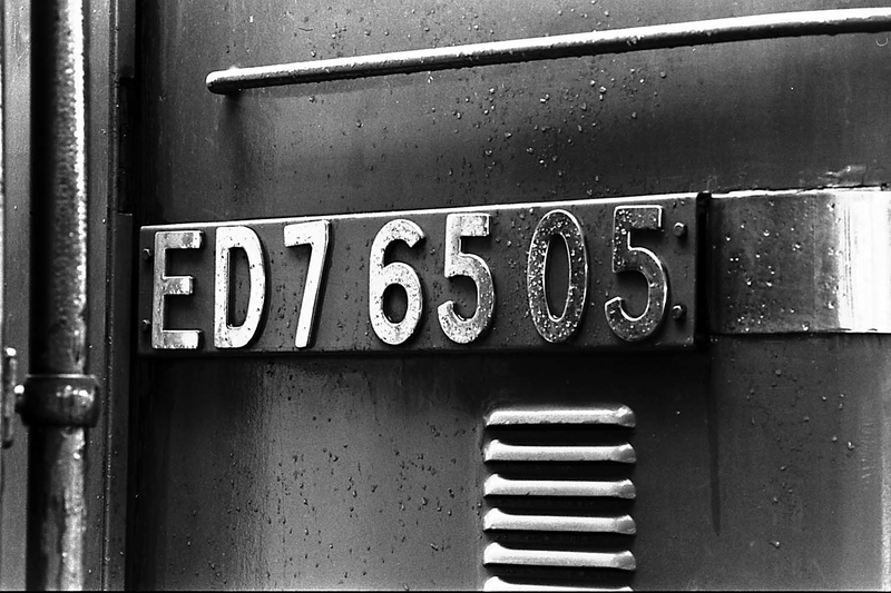ナンバー - ただいま鉄道写真スキャン中