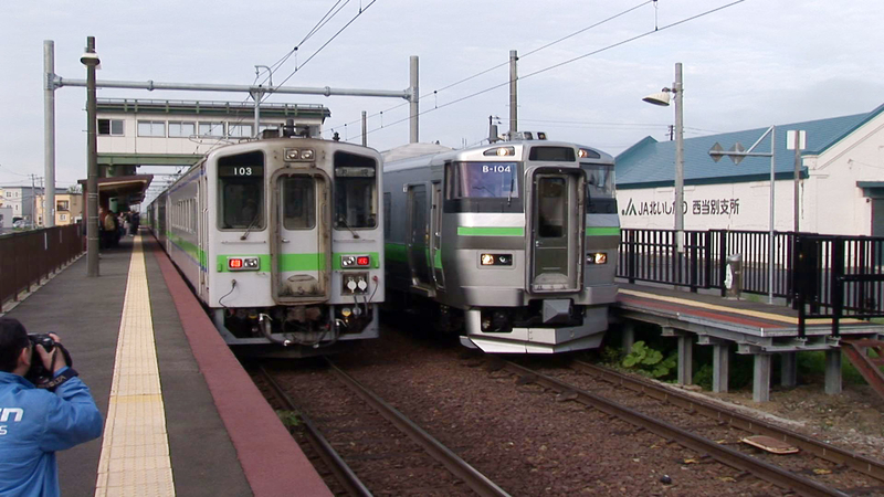 札沼線電化暫定開業の日 - ただいま鉄道写真スキャン中