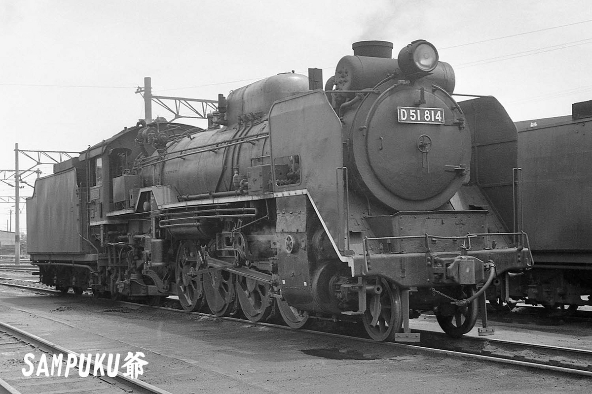 D51　童春作　春日 D51 814 - ただいま鉄道写真スキャン中