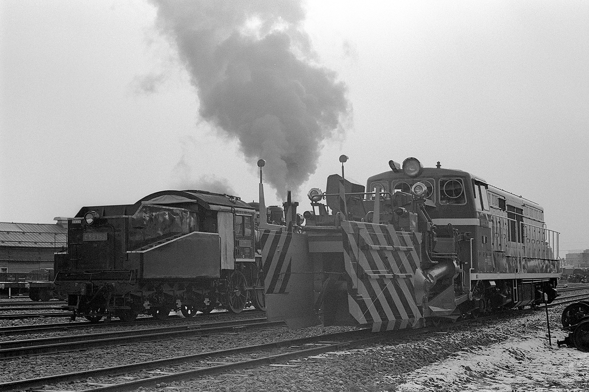 DD14とC56 - ただいま鉄道写真スキャン中