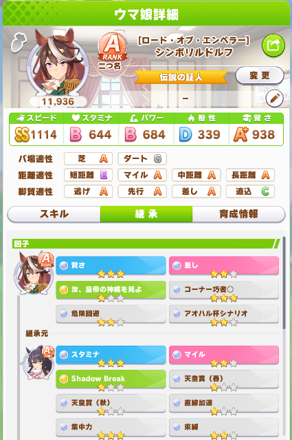 ウマ娘 青因子 3を2人引いたけど長距離因子 3が1人も出ない Raioncatのゲーム日記
