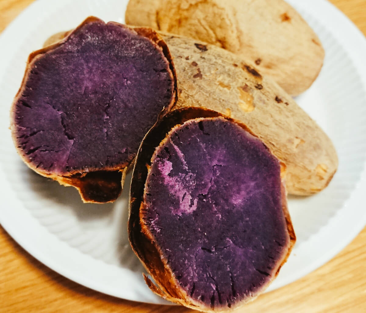 紫芋の焼き芋