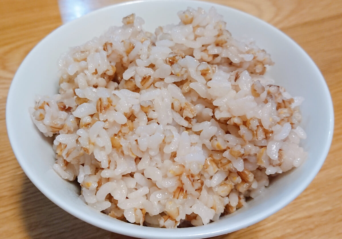 ダイシモチ入りのご飯