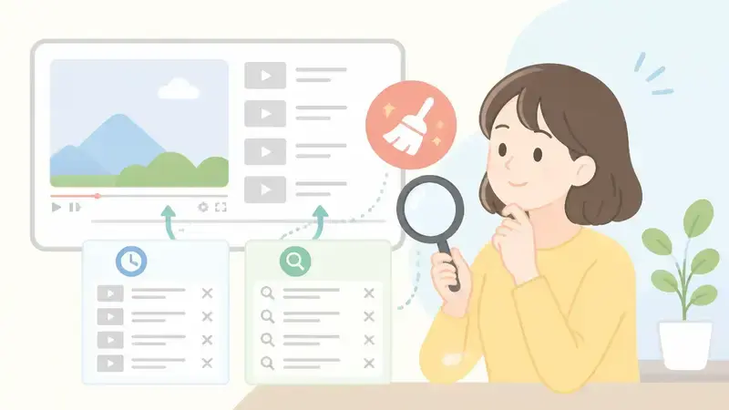 YouTubeの「おすすめに表示しない」ができない原因と対処法