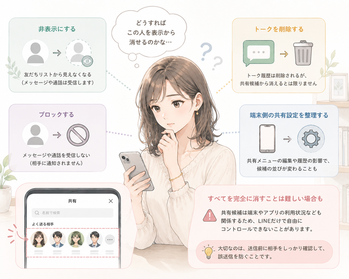 line の 共有 と は