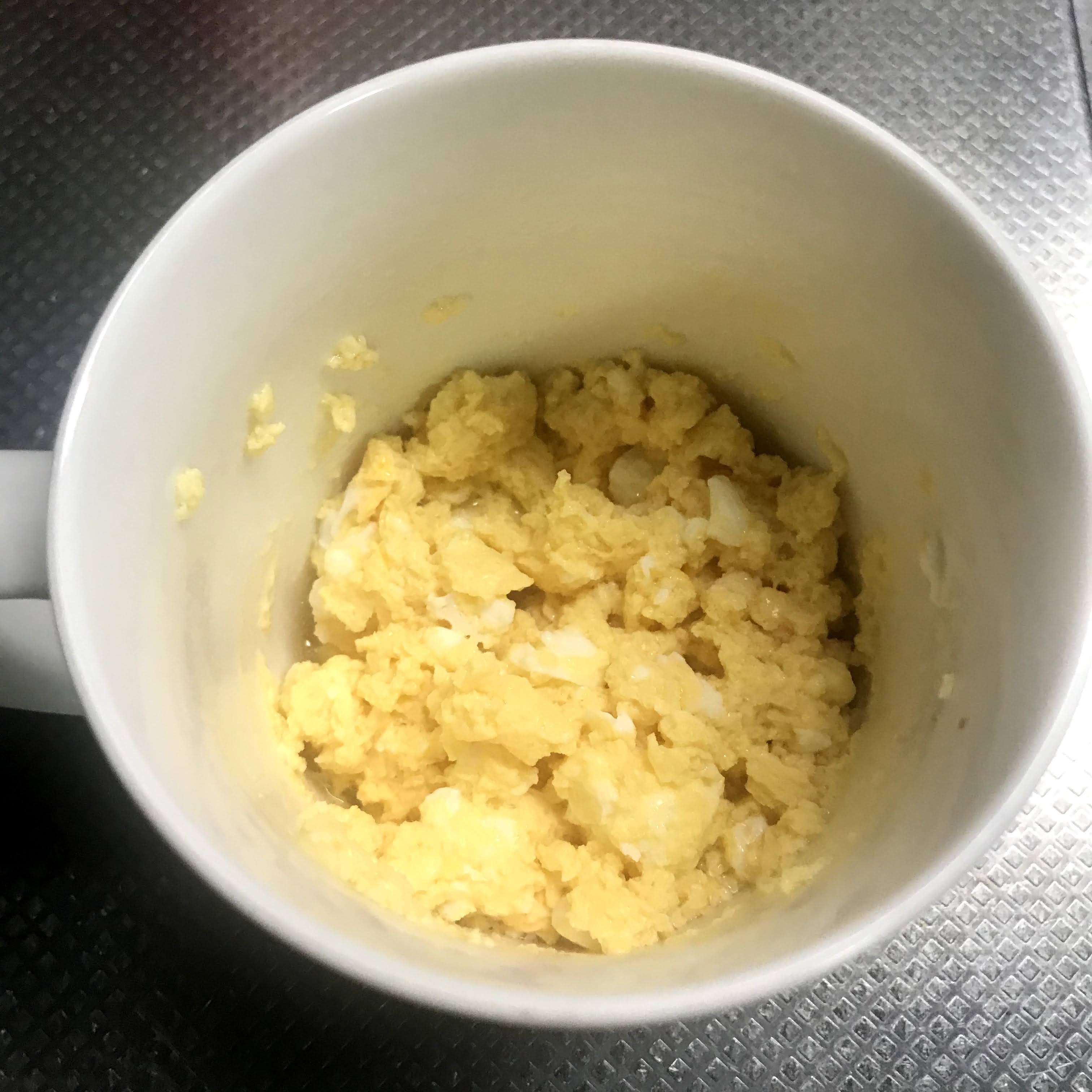 レンチン スクランブルエッグも電子レンジで 肉汁とヨーグルトとマヨネーズがポイント 猫のように丸くなって暮らしたい