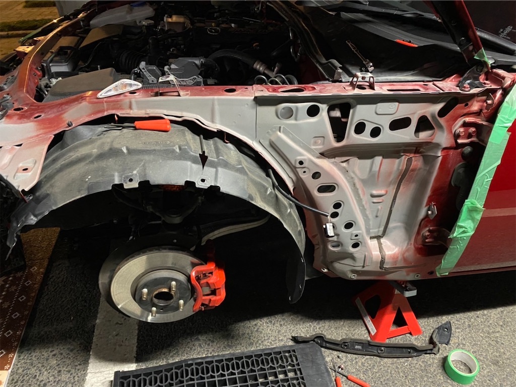 t*e様 nc ロードスター　フロントフェンダーブレース t*e様 nc ロードスター フロントフェンダーブレース NC前期用 エアロ