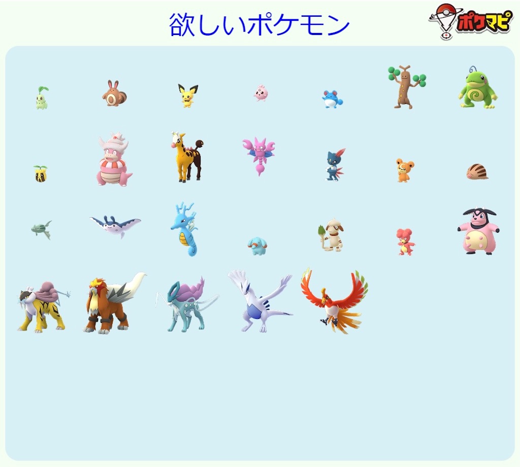 ポケモンgo 未キラポケモン メモ用 楽笑家のポケモンgo奮闘記 ポケモンgo 未キラポケモン メモ用 楽笑家のポケモンgo奮闘記