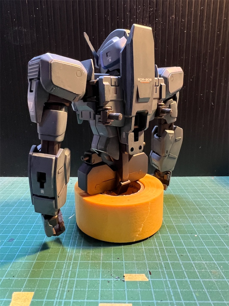 MG ゼータプラスC1(7) 作業再開 - クラフト粒子散布中