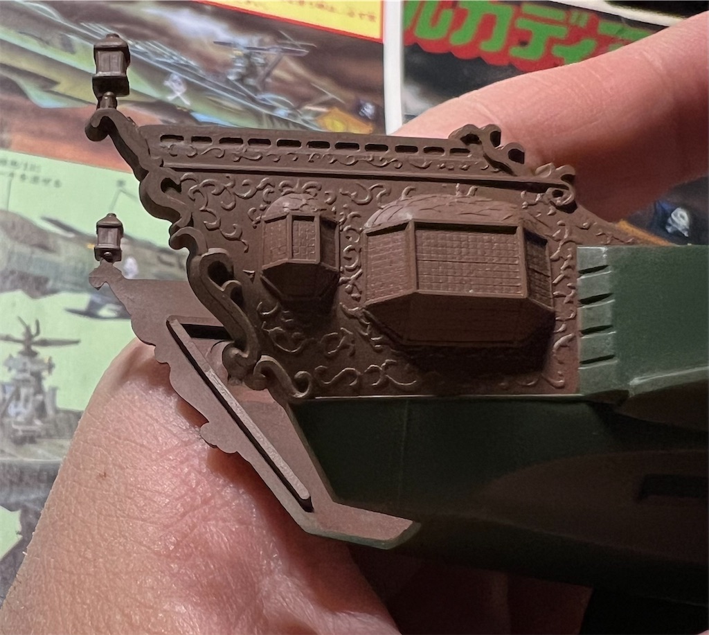 沸騰ブラドン 1/1600 クラフト粒子散布中 - 塗装開始 わが青春のアルカディア(2) その他
