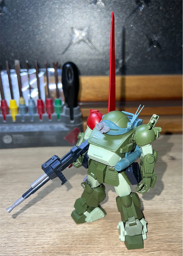 ボトムズ　リーマンカスタム HG スコープドッグ リーマン機(1) 下地作ろう - クラフト粒子散布中