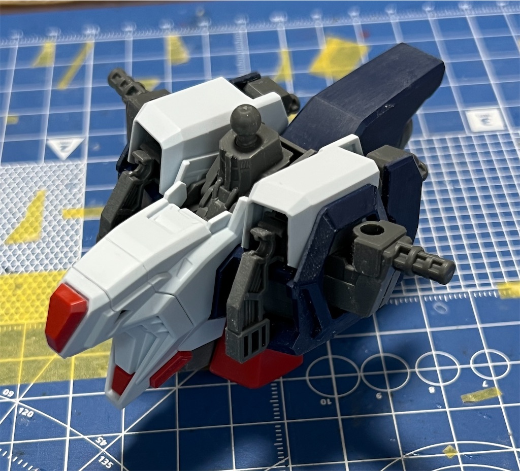 HGUC クスィーガンダム(1) 仮組とプロポーション変更スタート