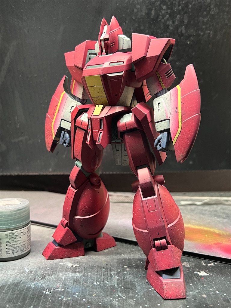 1/72 WAVE ガリアン(5) 重めのウェザリングを - クラフト粒子散布中