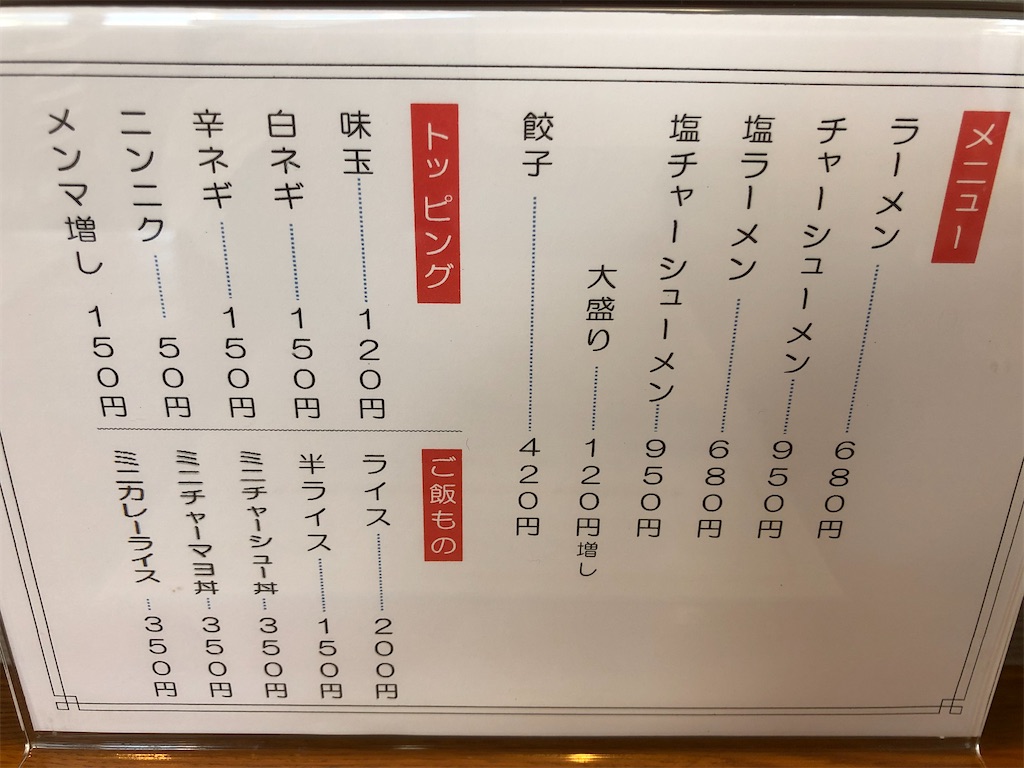 百六杯目 足利市 いなみ ラーメナーｋの備忘録