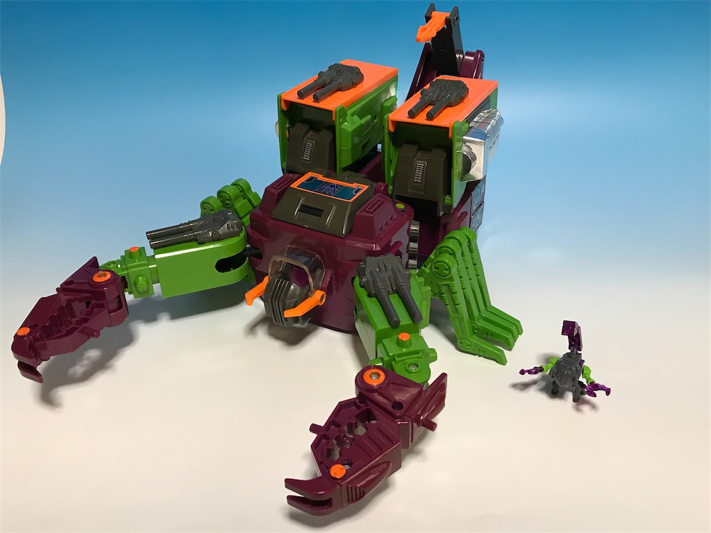 ややこしすぎ？トランスフォーマー D-93 ヘッドマスター 恐怖