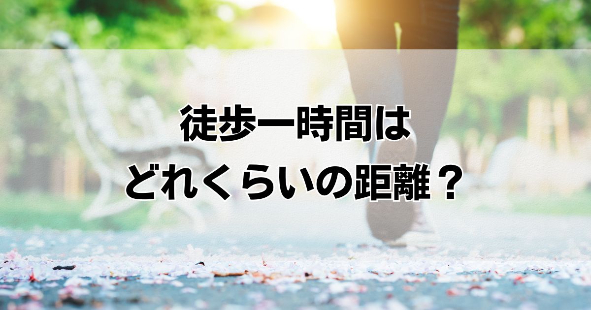 徒歩一時間はどれくらい？自転車に変えるとどうなる？距離・時間・効果を徹底比較 くらしの音色 