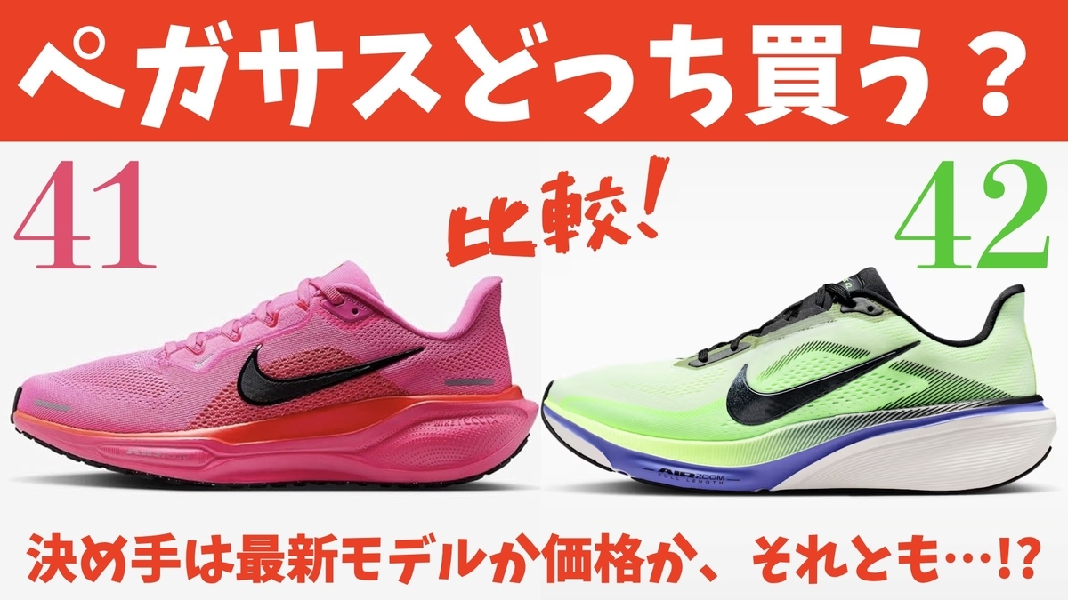 どっち買う？【最新】ペガサス42と【お手頃】ペガサス41 - ランチョの