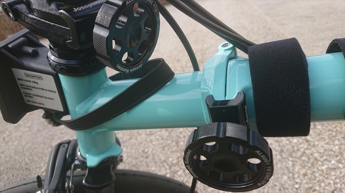 ブロンプトン brompton用H&H クイックリリース シートクランプセット