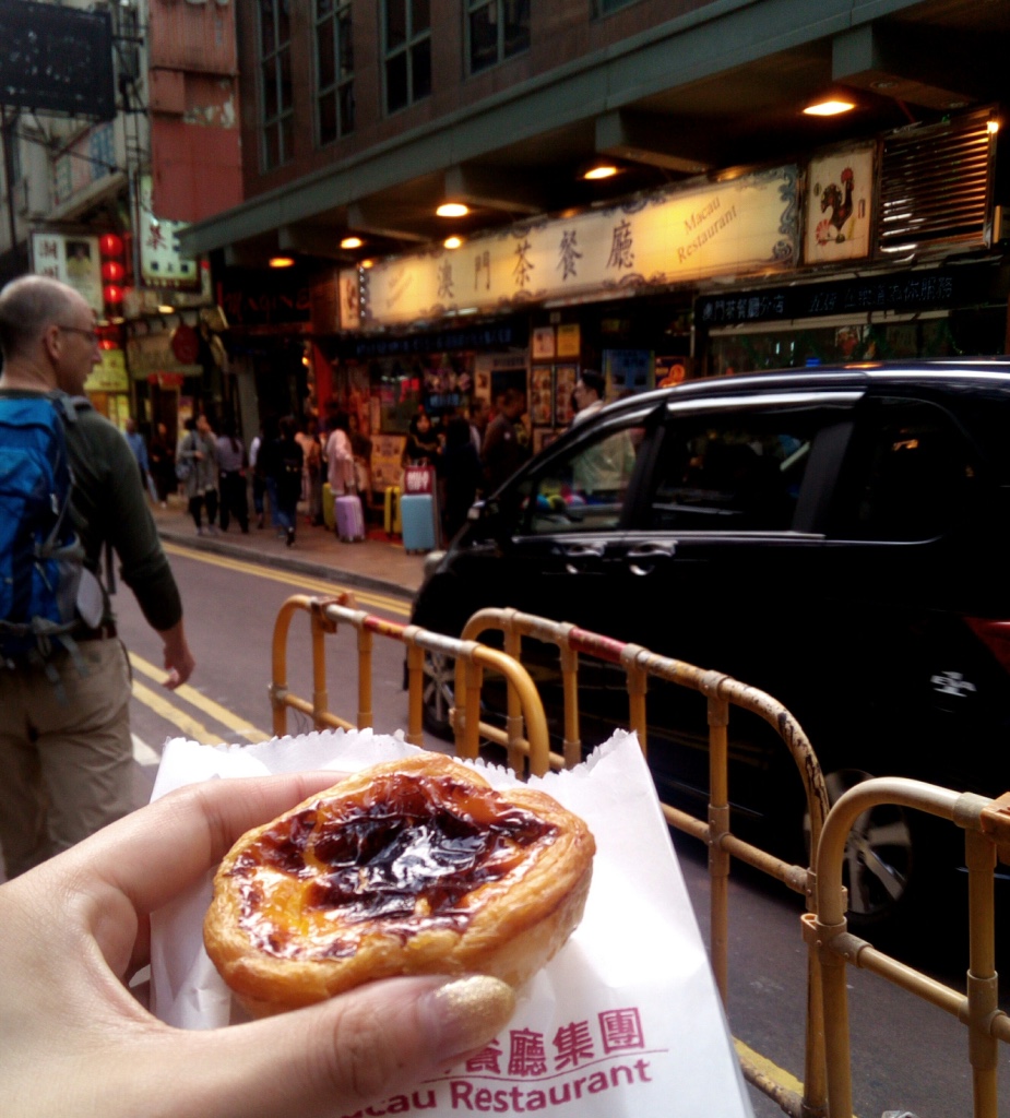 香港-ネイザンロード-澳門茶餐廳-マカオ式タルト