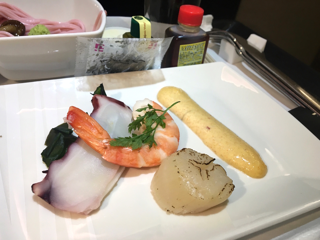 キャセイパシフィック航空-ビジネスクラス-機内食 キャセイパシフィック航空-ビジネスクラス-機内食