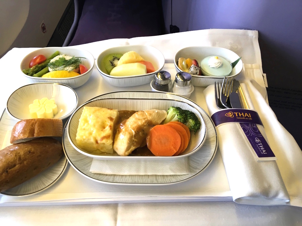 タイ国際航空-ビジネスクラス-機内食