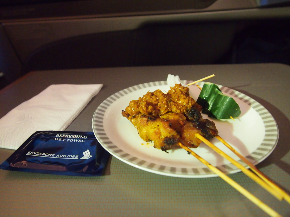 シンガポール航空_A350_機内食